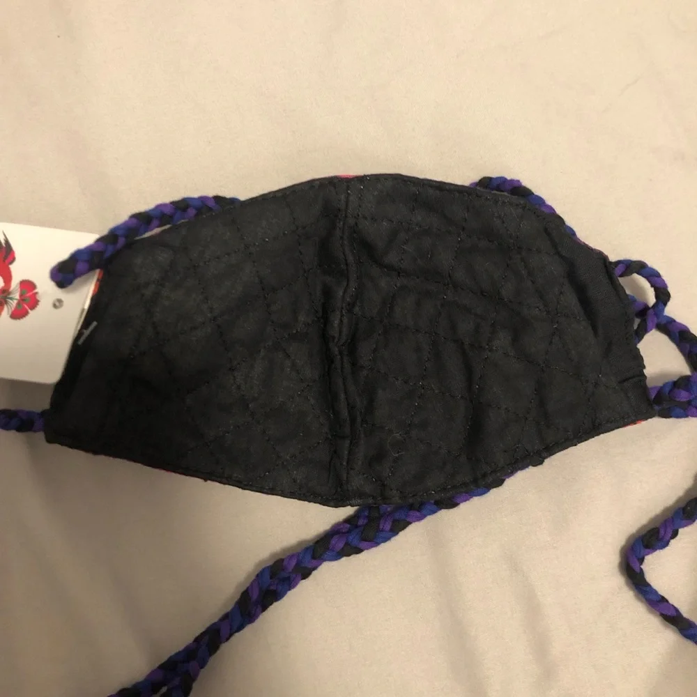 Womens Roopa Pemmaraju Embellished Purple Sequins Mask
